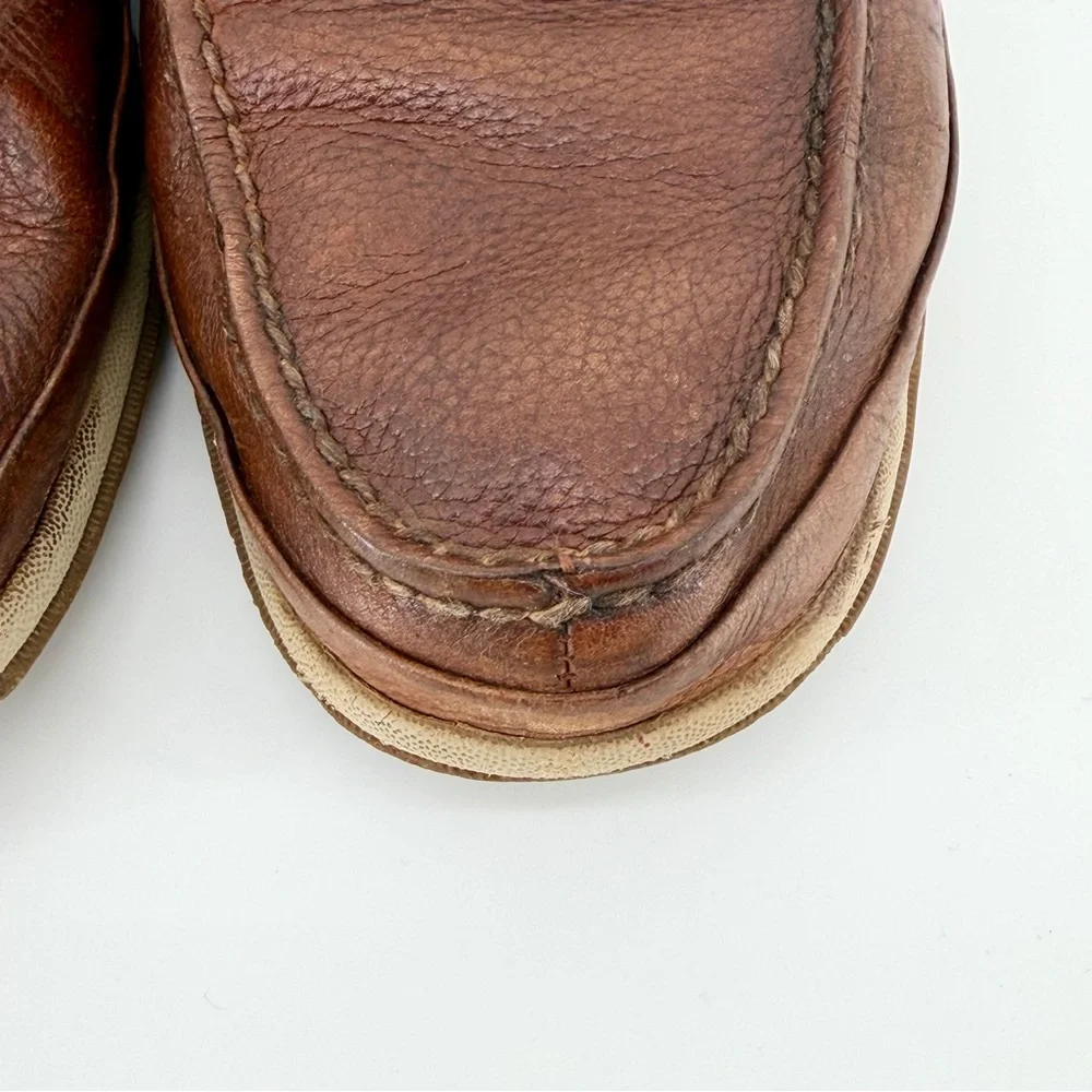 Sperry 10.5M Gold Cup ASV Leather Boat Shoes Luxury Lined Men Brown